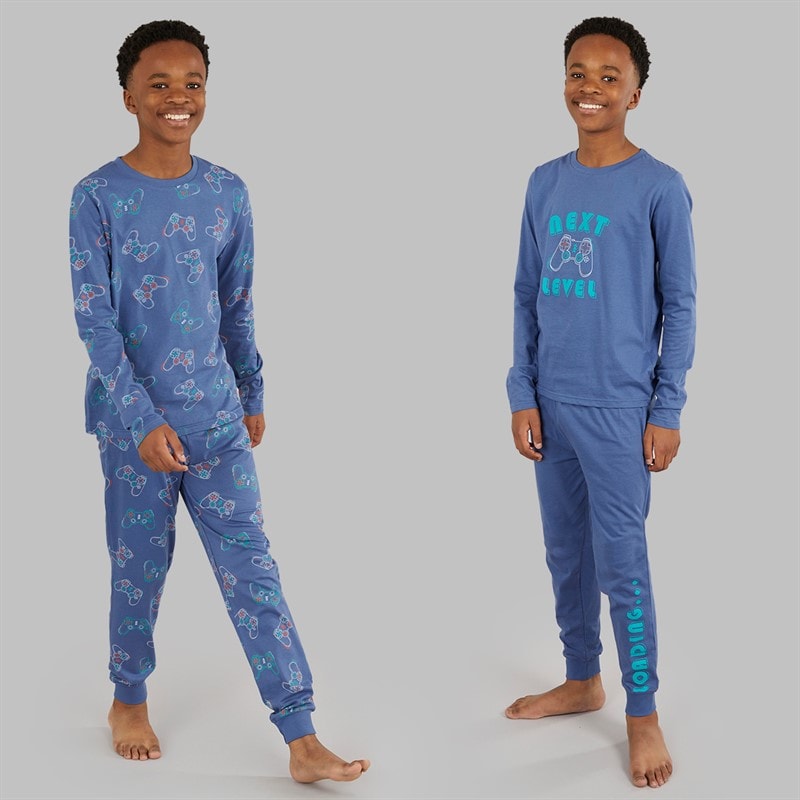 Kangaroo Poo Boys Two Pack Pyjama Sets Multi - Image 1