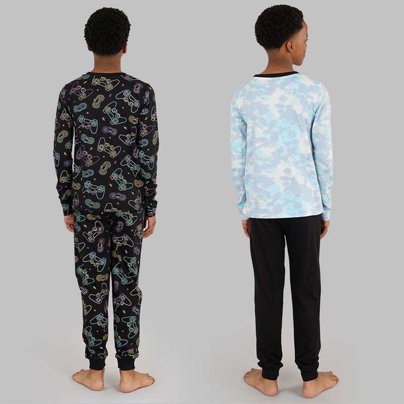 Kangaroo Poo Boys Two Pack Ultimate Gamer Pyjama Sets Multi - Image 2