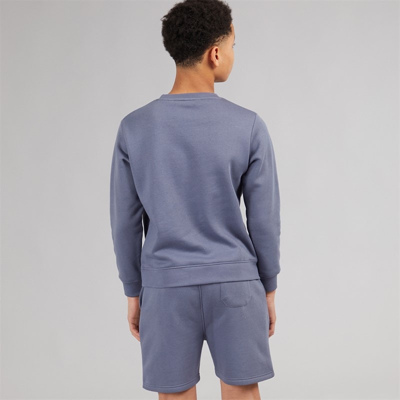 Kangaroo Poo Boys Sweatshirt And Shorts Set Dusty Blue - Image 2