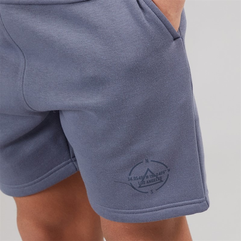 Kangaroo Poo Boys Sweatshirt And Shorts Set Dusty Blue - Image 5