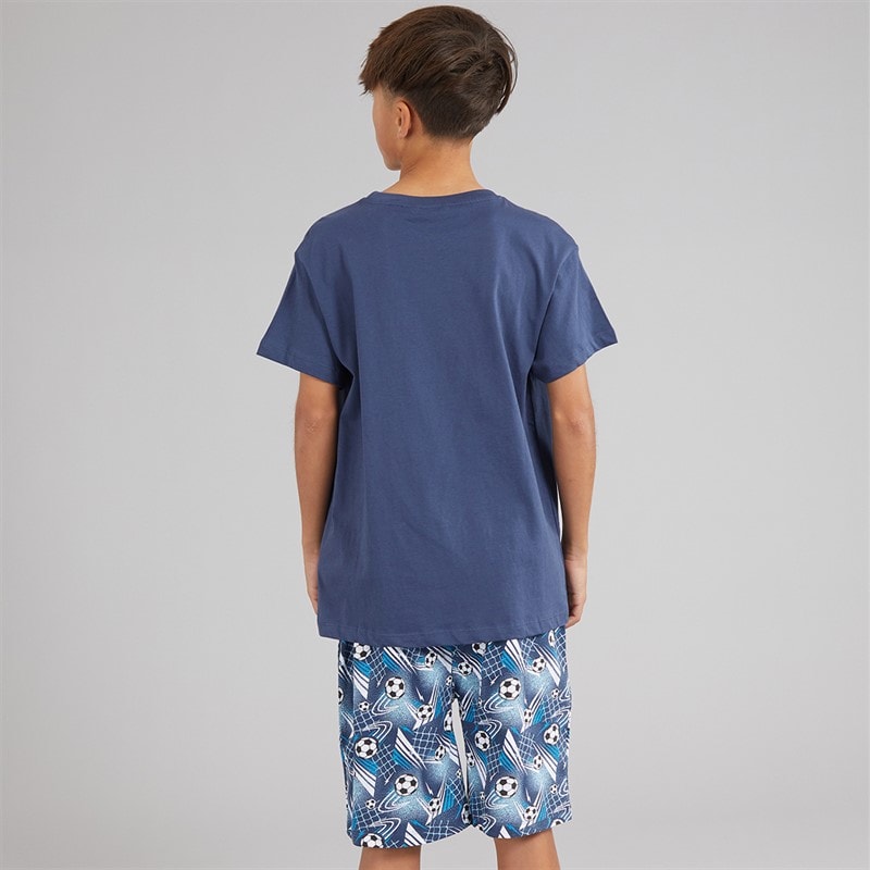 Kangaroo Poo Boys T-Shirt And Shorts PJ Set Multi - Image 2