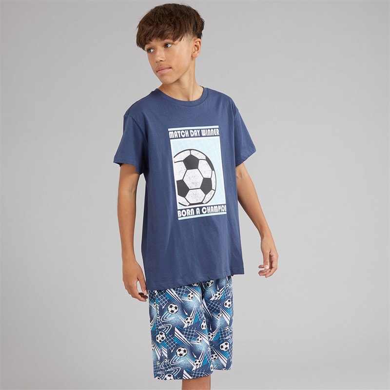 Kangaroo Poo Boys T-Shirt And Shorts PJ Set Multi - Image 3