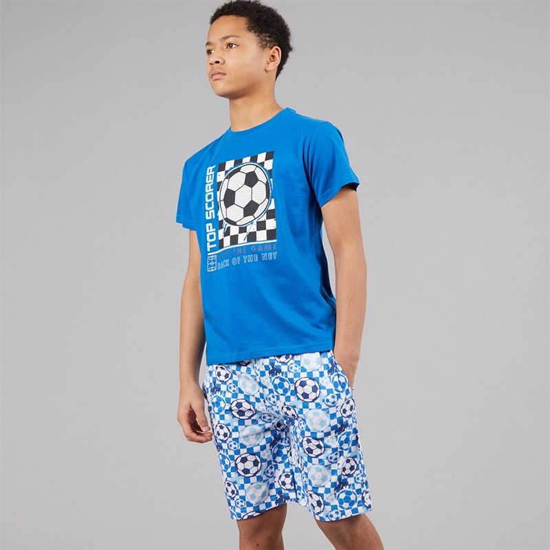 Kangaroo Poo Boys T-Shirt And Shorts PJ Set Multi