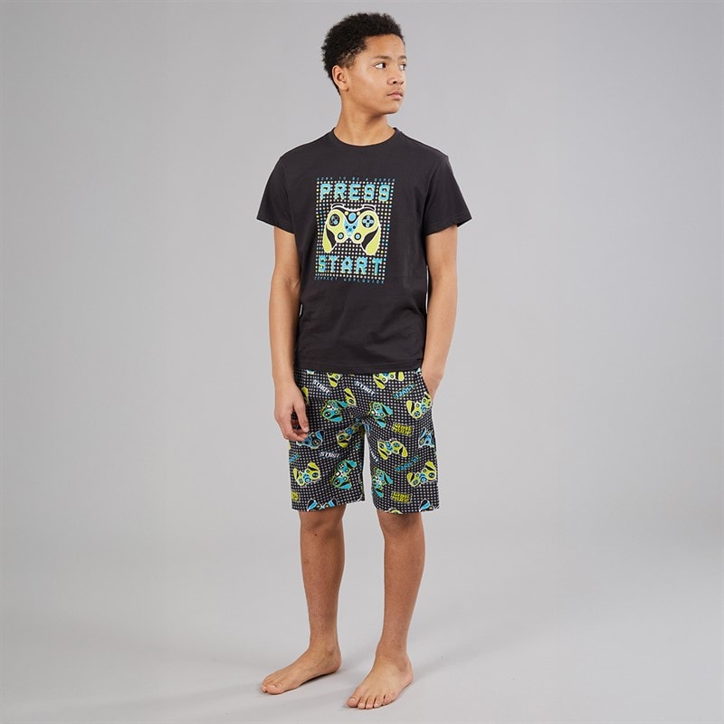 Kangaroo Poo Boys T-Shirt And Shorts PJ Set Multi - Image 4