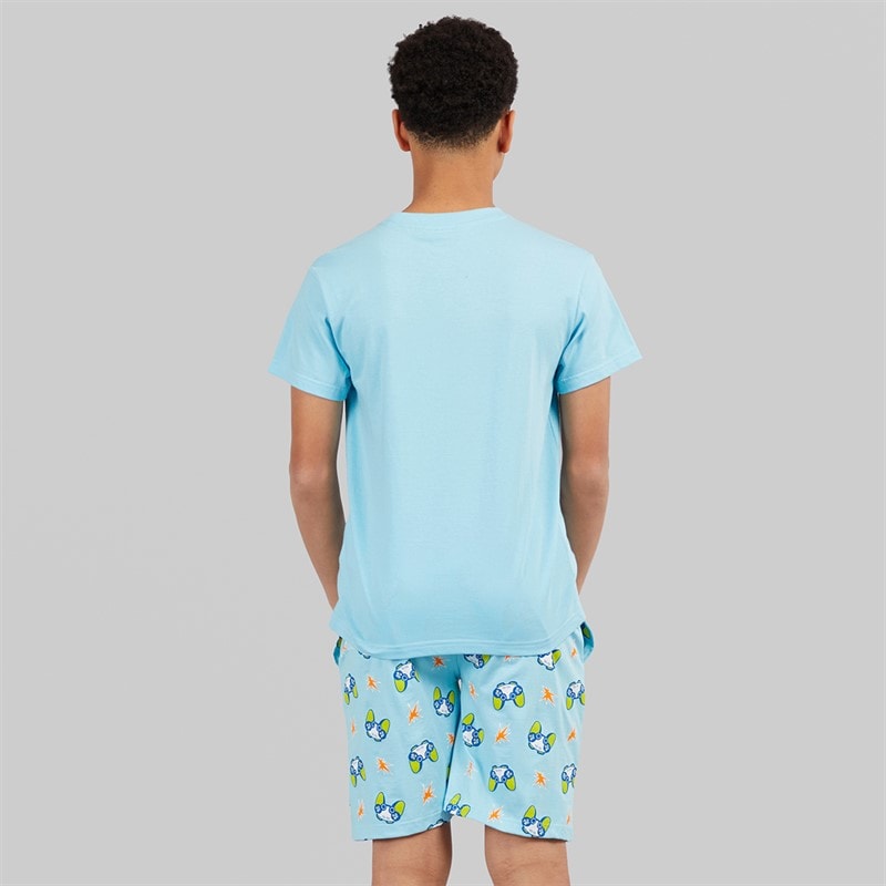 Kangaroo Poo Boys T-Shirt And Shorts Pyjama Set Multi - Image 2
