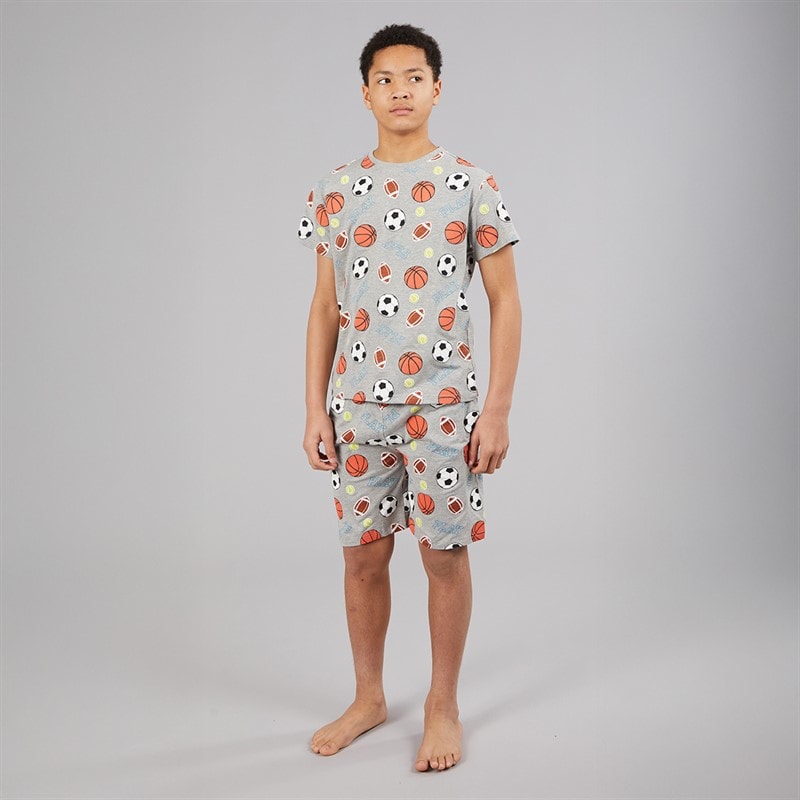 Kangaroo Poo Boys T-Shirt And Shorts PJ Set Multi - Image 4