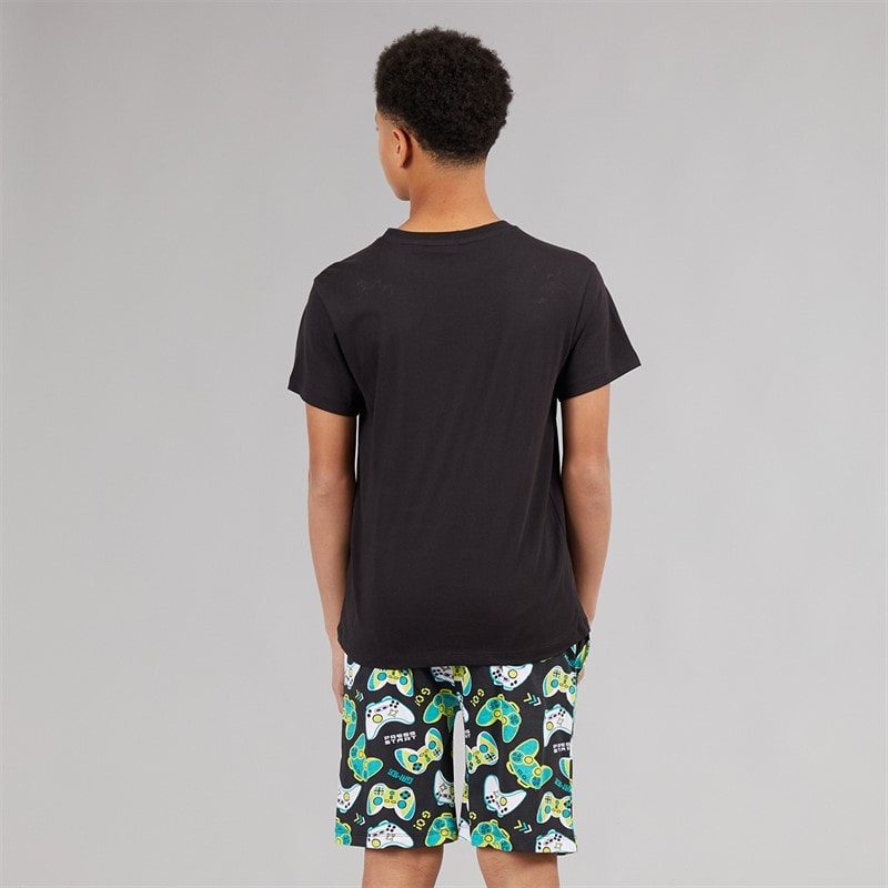 Kangaroo Poo Boys T-Shirt And Shorts Pyjama Set Multi - Image 2