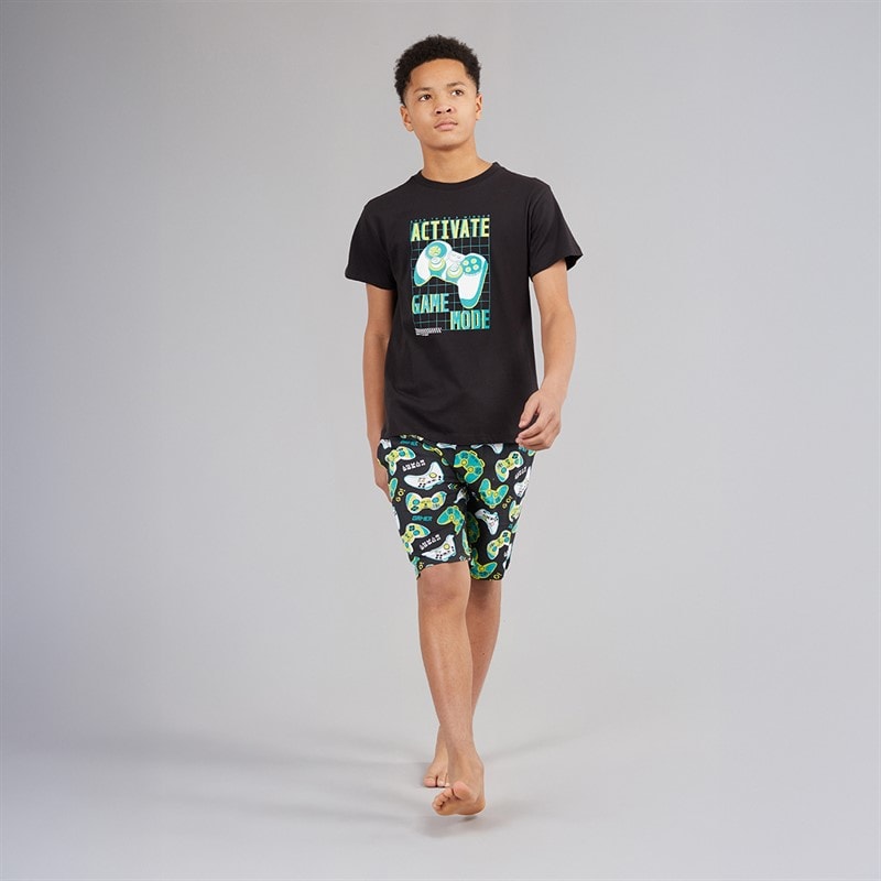 Kangaroo Poo Boys T-Shirt And Shorts Pyjama Set Multi - Image 3