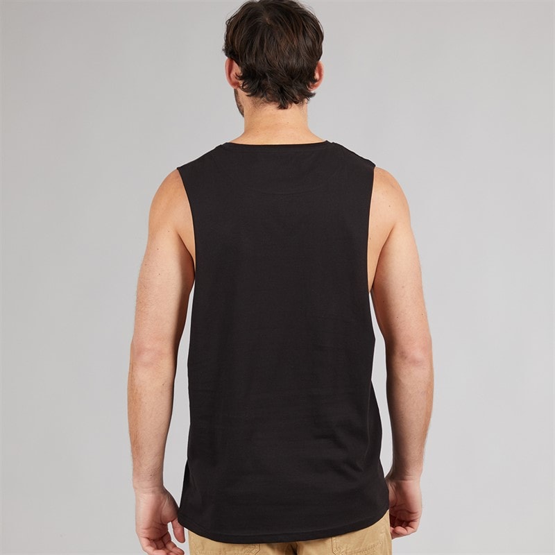 Kangaroo Poo Mens Tank Vest Black - Image 2
