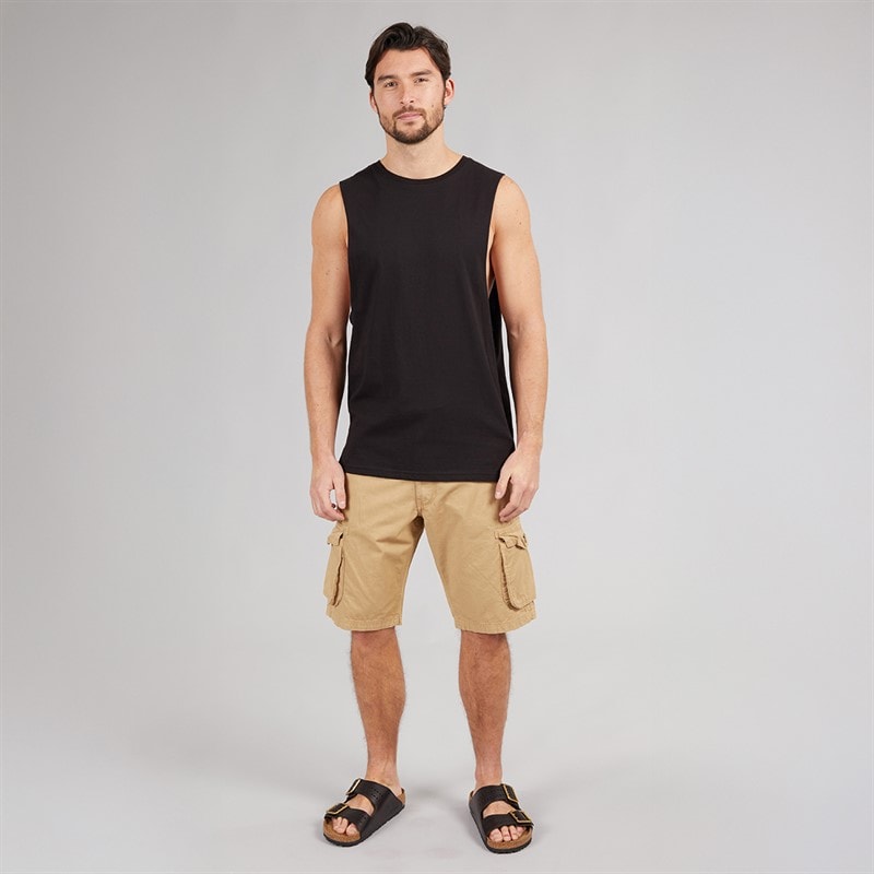 Kangaroo Poo Mens Tank Vest Black - Image 4
