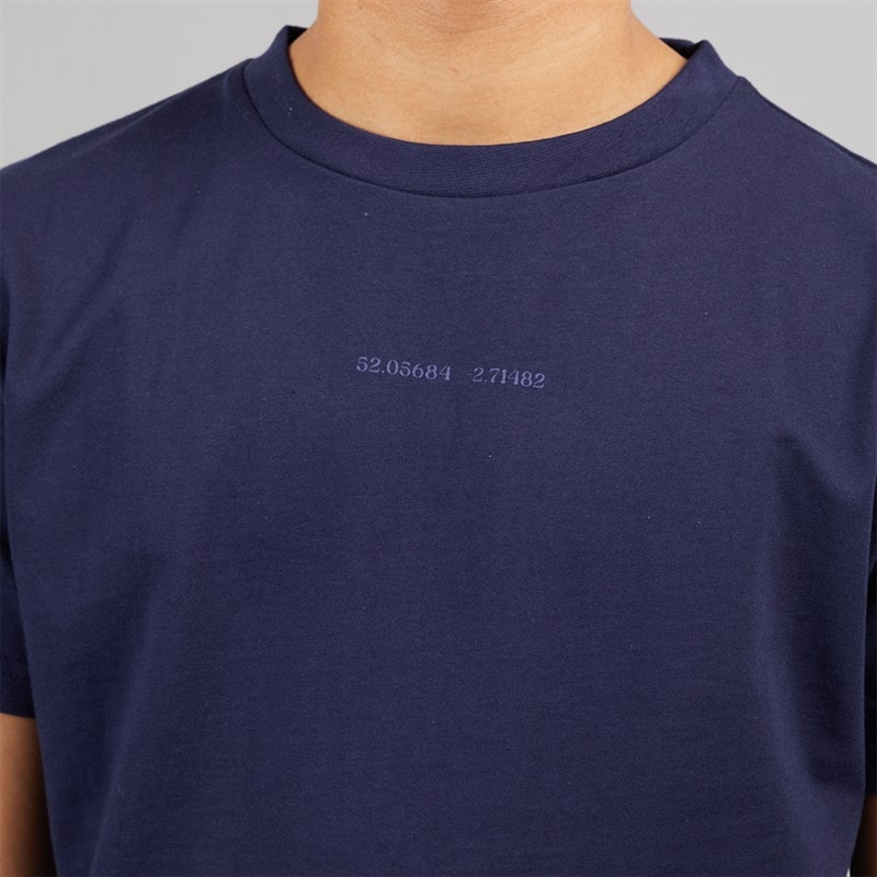 Kangaroo Poo Boys Three Pack Plain T-Shirts And Shorts Sets Navy / Lilac / Coral Navy/Lilac/Coral - Image 3