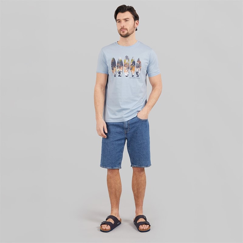 Kangaroo Poo Mens Surfboard T-Shirt Kentucky Blue - Image 3