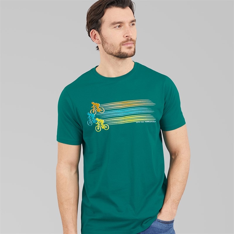 Kangaroo Poo Mens Cycling T-Shirt Dusty Olive