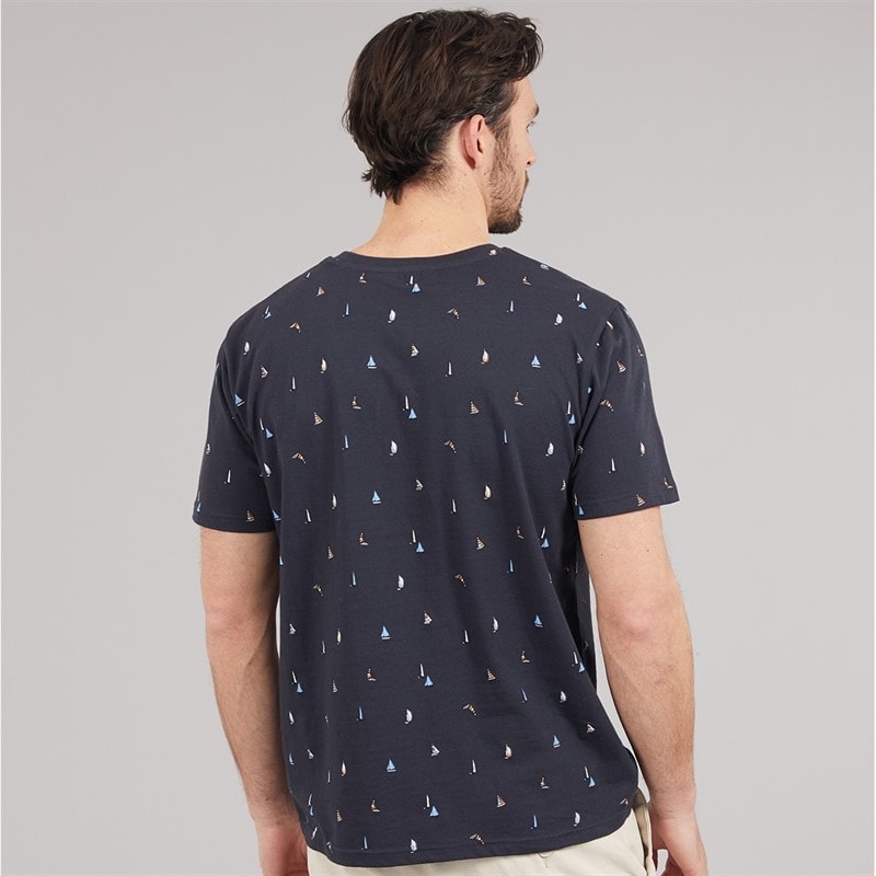 Kangaroo Poo Mens T-Shirt Navy - Image 2