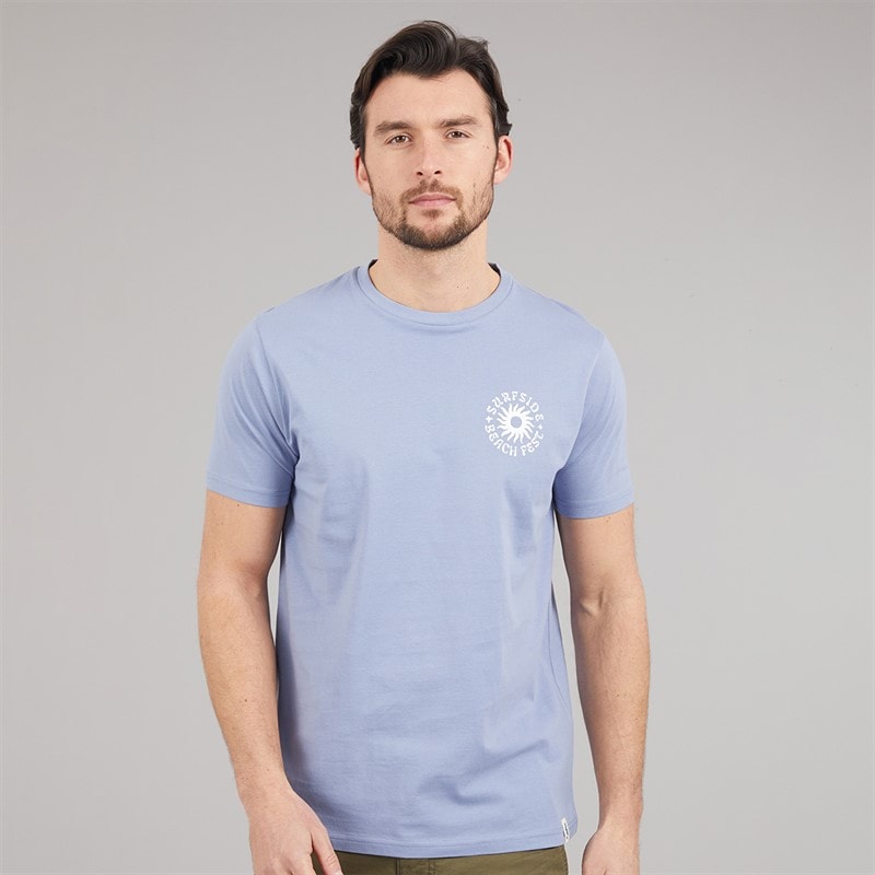 Kangaroo Poo Mens Surf T-Shirt Stonewash - Image 2