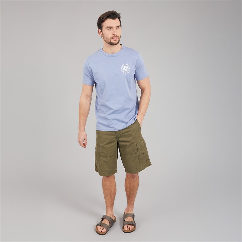 Kangaroo Poo Mens Surf T-Shirt Stonewash - Image 4