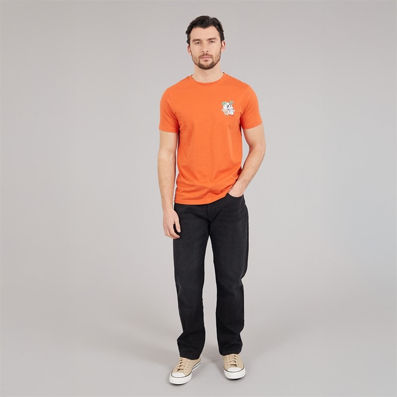Kangaroo Poo Mens Loose Fit Jeans Black - Image 4