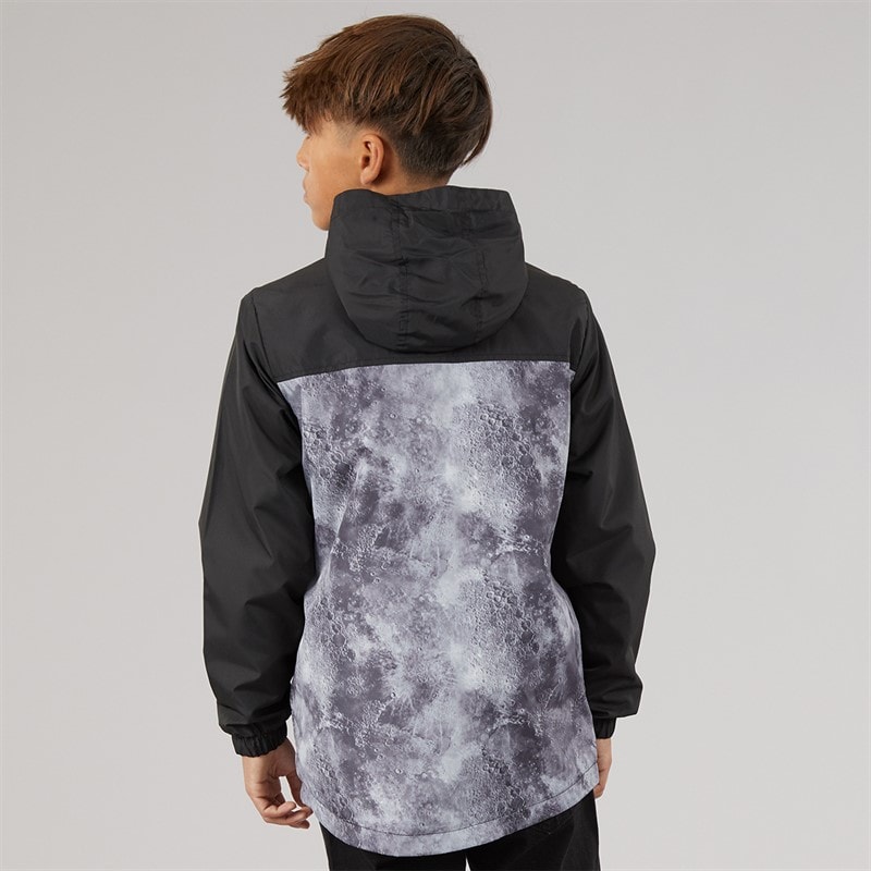 Kangaroo Poo Boys Hooded Jacket Black Print - Image 2