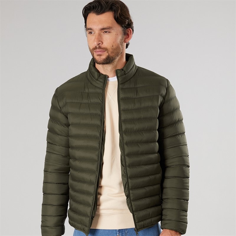 Kangaroo Poo Mens Padded Jacket Khaki