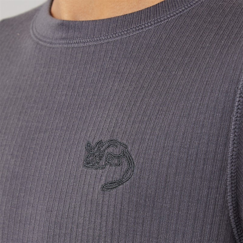 Kangaroo Poo Kids Baselayer Set Charcoal - Image 3
