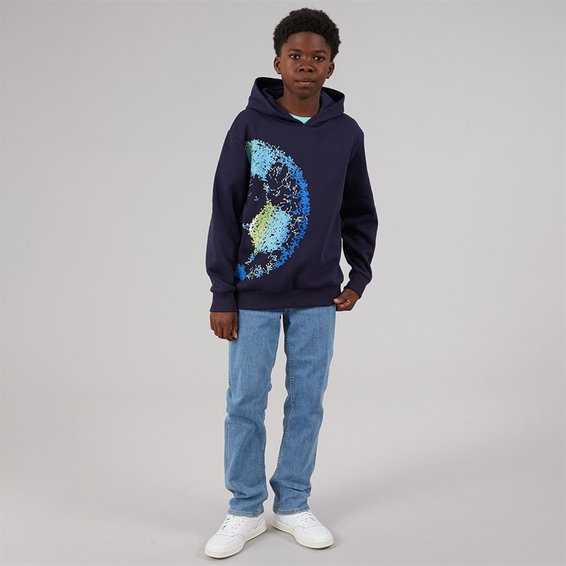 Kangaroo Poo Boys Hoodie Navy - Image 4