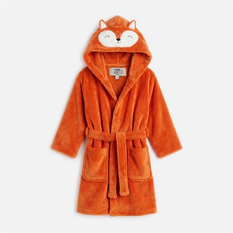 Kangaroo Poo Boys Fox Dressing Gown Harvest Pumpkin