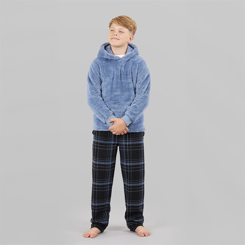 Kangaroo Poo Boys Snuggle Top Navy/Winter White - Image 3