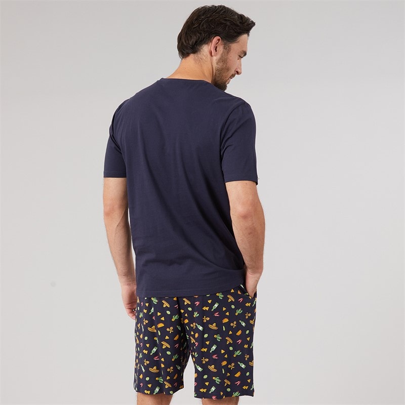 Kangaroo Poo Mens Shortie Pyjama Set Multi - Image 2