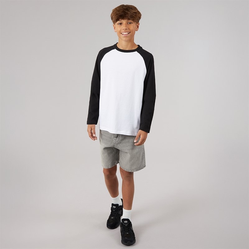 Kangaroo Poo Boys Three Pack Raglan Long Sleeve T-Shirts Multi - Image 2