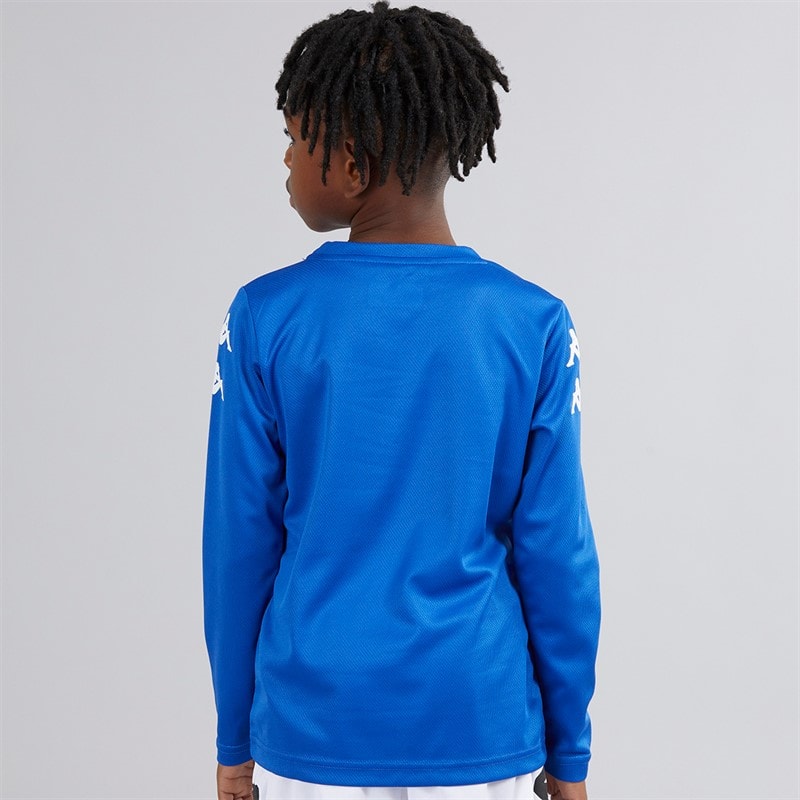 Kappa Boys Bolos Long Sleeve Training Top Royal Blue - Image 2