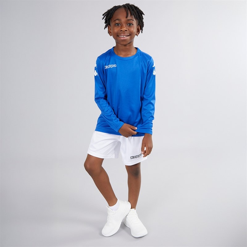 Kappa Boys Bolos Long Sleeve Training Top Royal Blue - Image 4