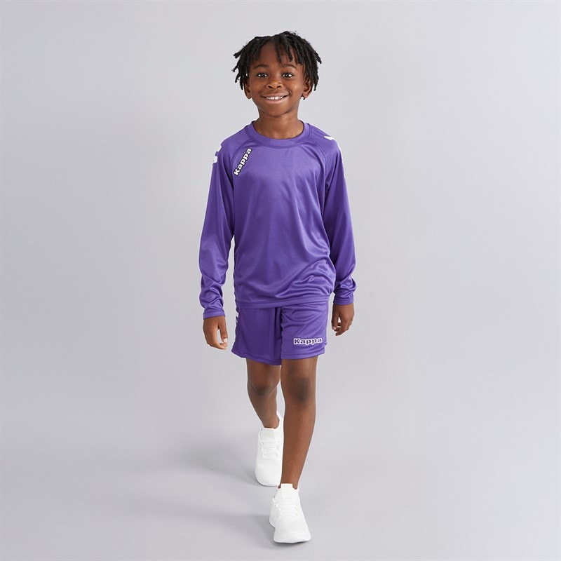 Kappa Boys Junior Veneto 2 Long Sleeve Training Jersey Violet - Image 4