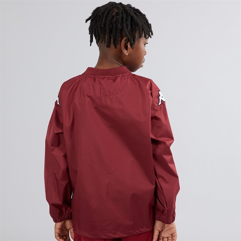 Kappa Boys Vhurston Windproof Water-Repellent Training Top Pomegranate - Image 2