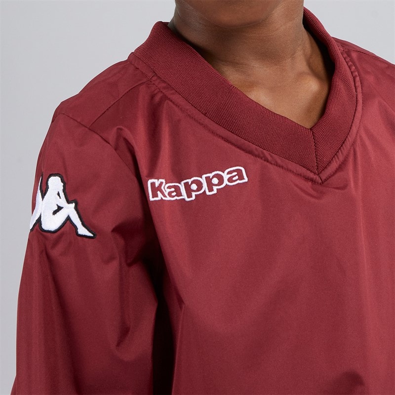 Kappa Boys Vhurston Windproof Water-Repellent Training Top Pomegranate - Image 3