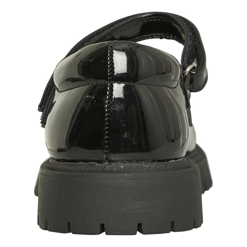 KP85 Junior Girls Arabella Mary Jane Shoes Black - Image 3