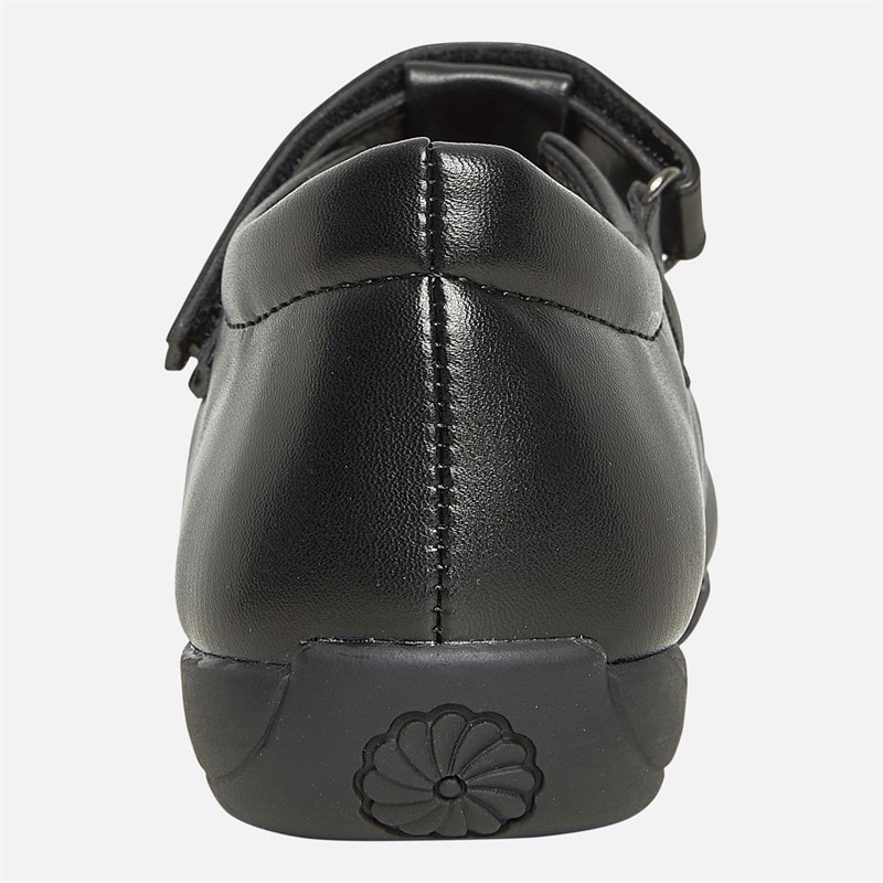KP85 Girls Alice T-Bar Shoes Black - Image 3