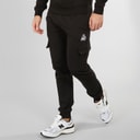 Kings Will Dream Mens Crosby Fleece Cargo 2.0 Joggers Jet Black/White