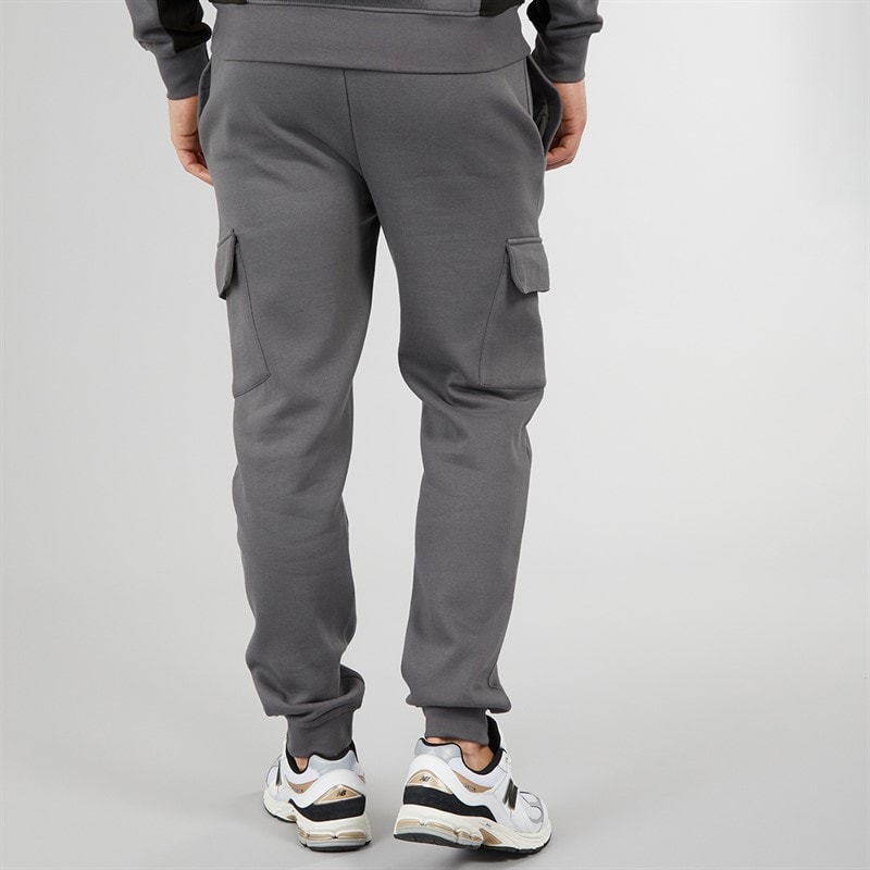Kings Will Dream Mens Crosby 2.0 Cargo Joggers Asphalt/White - Image 2