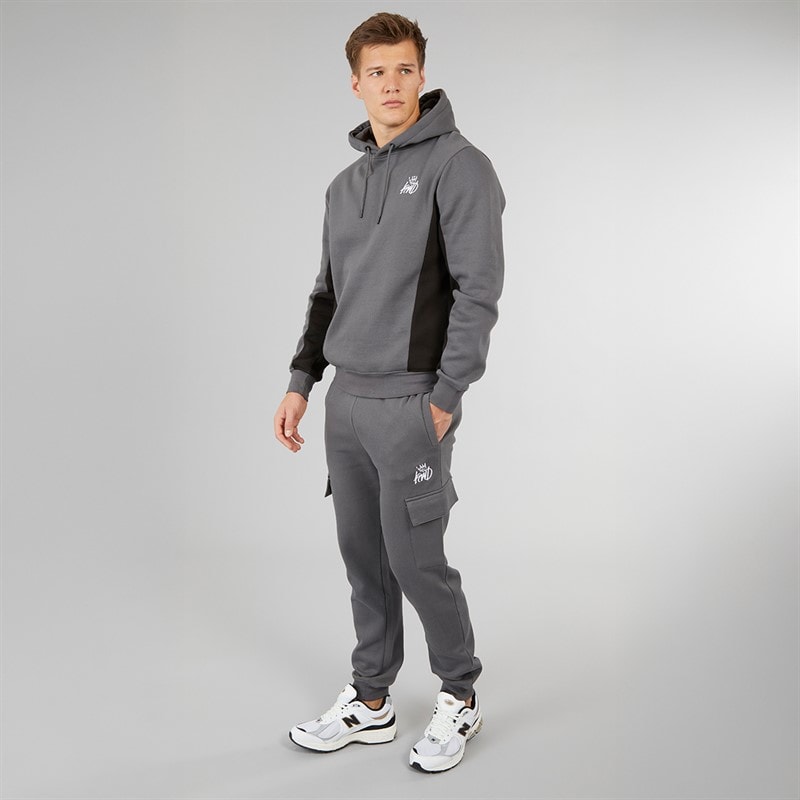 Kings Will Dream Mens Crosby 2.0 Cargo Joggers Asphalt/White - Image 4