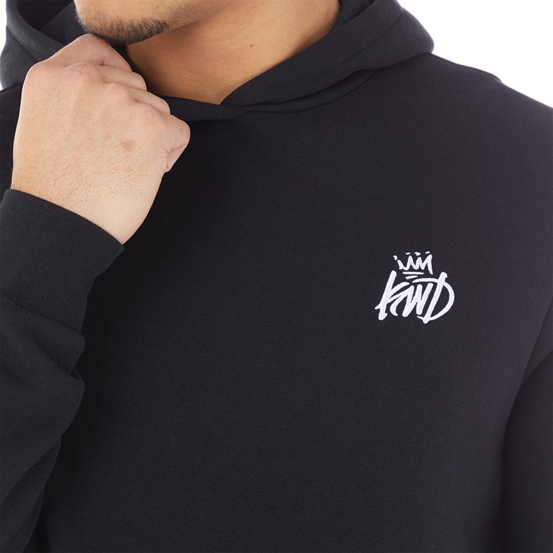 Kings Will Dream Mens Crosby 2.0 OTH Hoodie Black/White - Image 3
