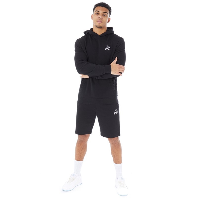 Kings Will Dream Mens Crosby 2.0 OTH Hoodie Black/White - Image 4