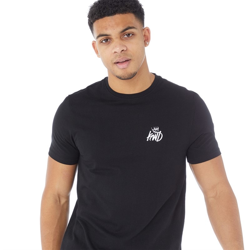 Kings Will Dream Mens Stanten T-Shirt Jet Black/Optic White - Image 2