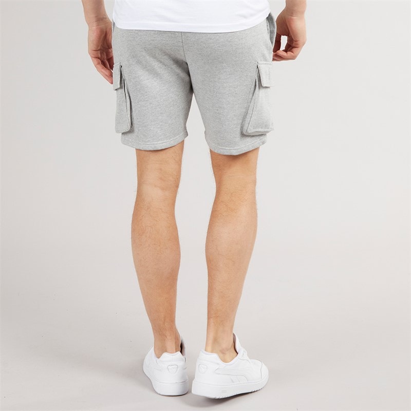 Kings Will Dream Mens Crosby 2.0 Cargo Shorts Grey Marl/Optic White - Image 2