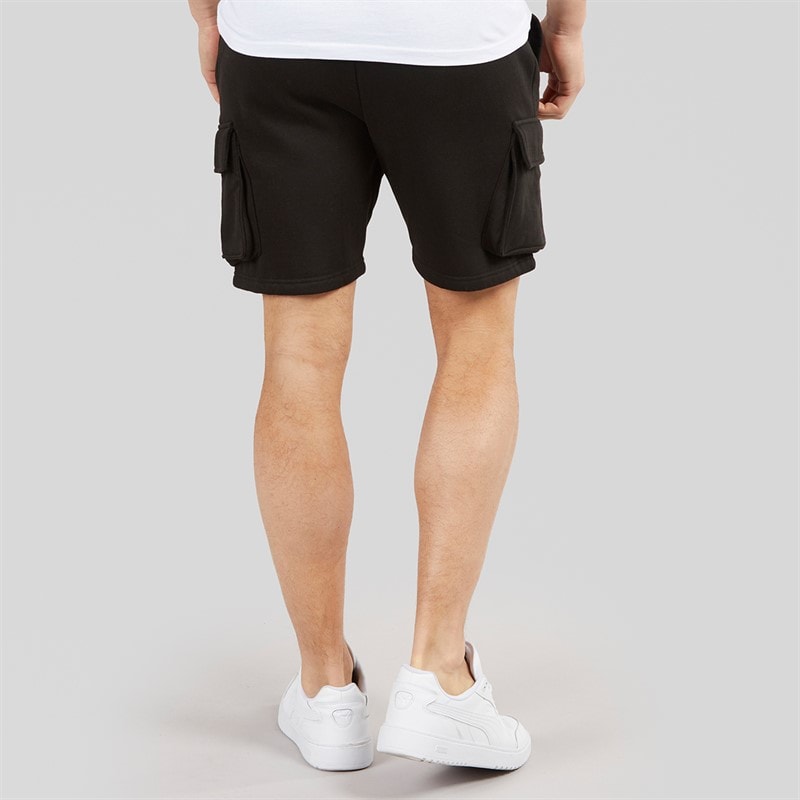 Kings Will Dream Mens Crosby 2.0 Cargo Shorts Black/White - Image 2