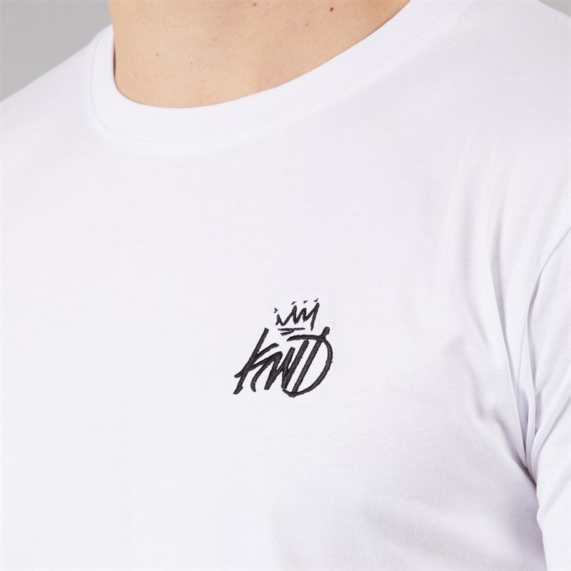 Kings Will Dream Mens Stanten T-Shirt Optic White/Jet Black - Image 5