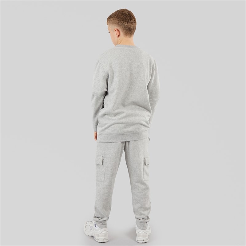 Kings Will Dream Boys Crosby Crew Tracksuit Set Grey Marl - Image 2