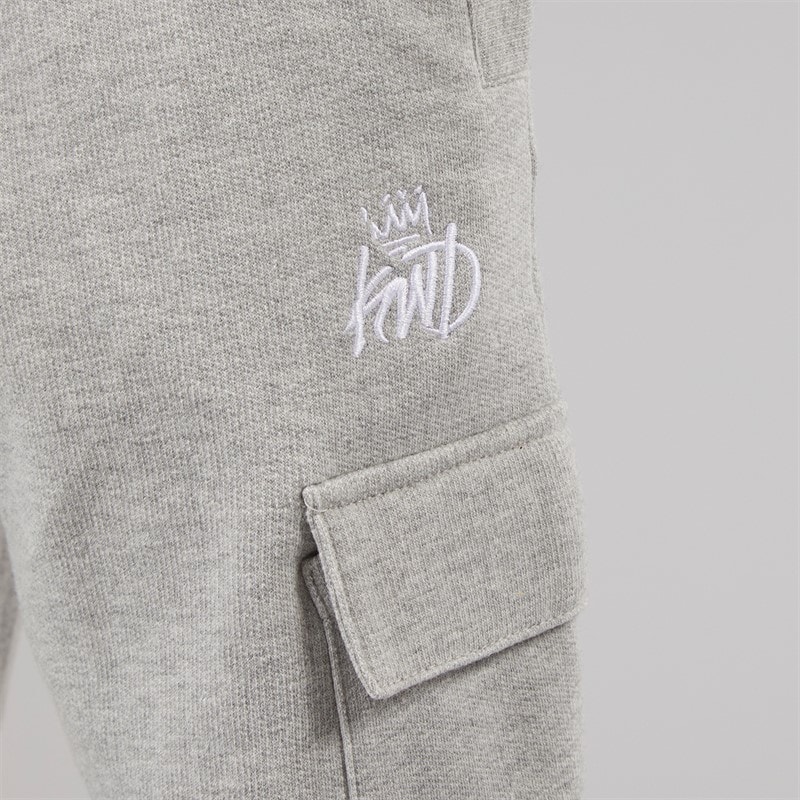 Kings Will Dream Boys Crosby Crew Tracksuit Set Grey Marl - Image 3