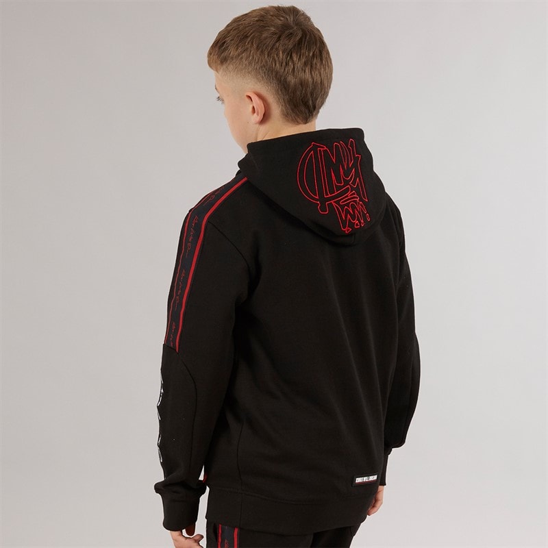 Kings Will Dream Boys Brandover Hoodie Black - Image 2