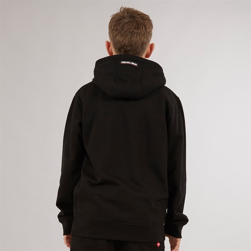 Kings Will Dream Boys Kingdome Hoodie Black - Image 2