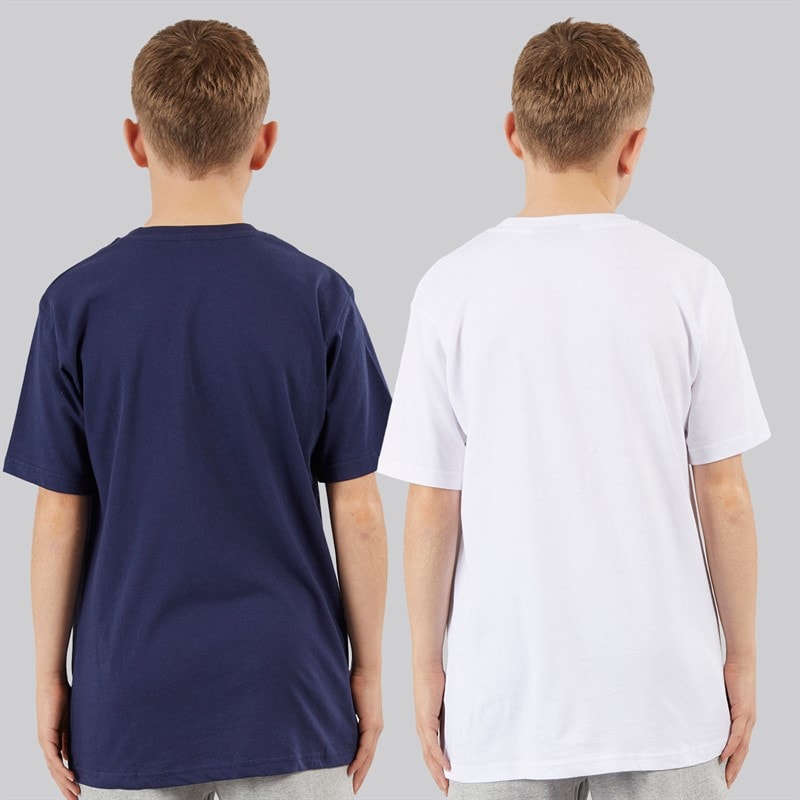 Kings Will Dream Boys Bilkiecore Two Pack T-Shirts Navy/White - Image 2